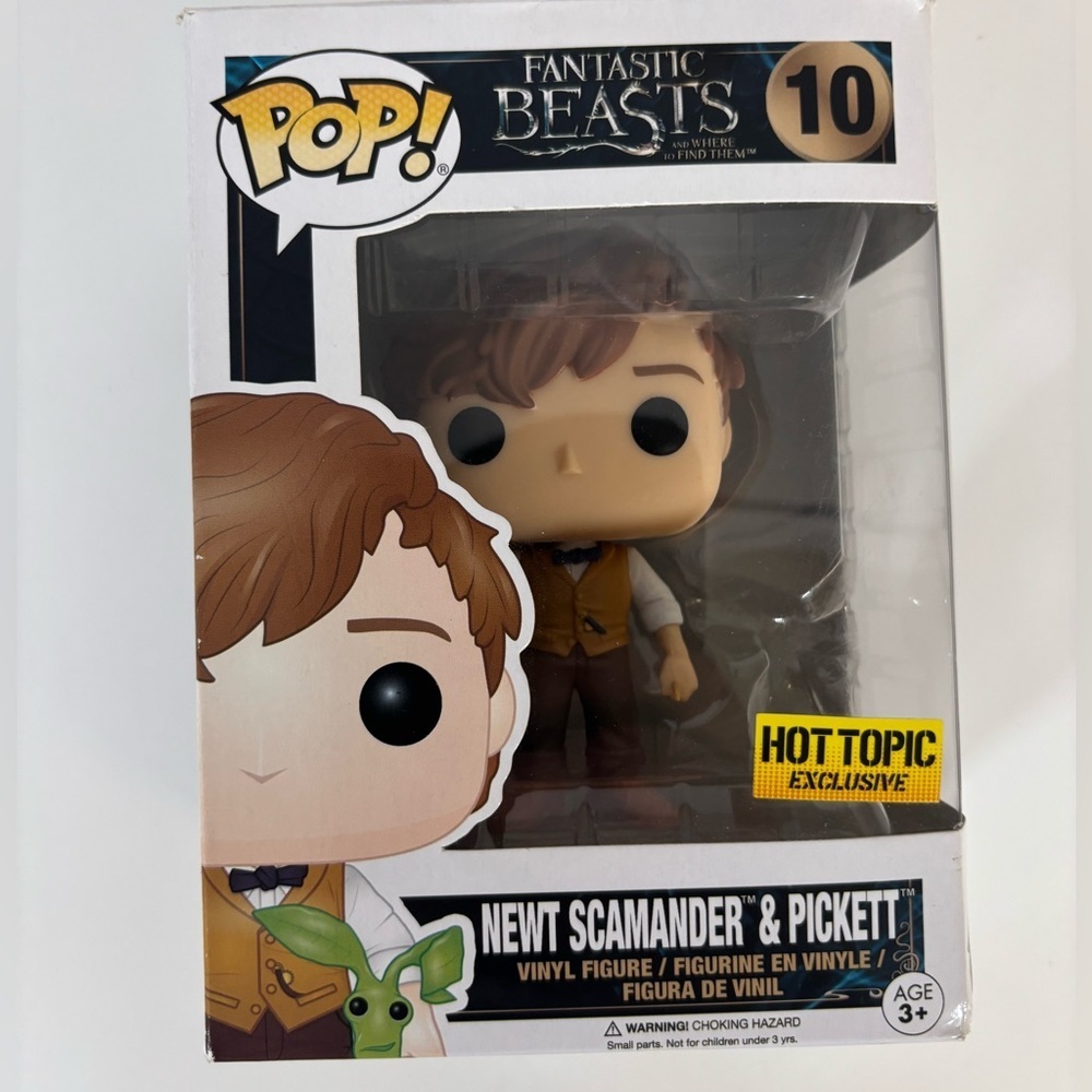 Funko Pop #10 Newt Scamander (No Pickett) – Hot Topic Exclusive